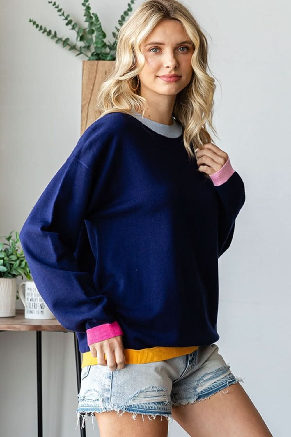 First love cozy ribbed sweater - Love Salve